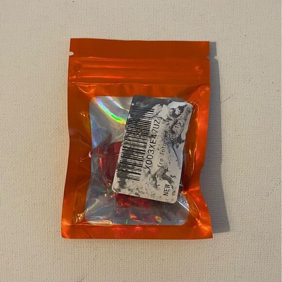 Ford logo valve Stem caps in Red set of 4 NWT - Picture 4 of 4